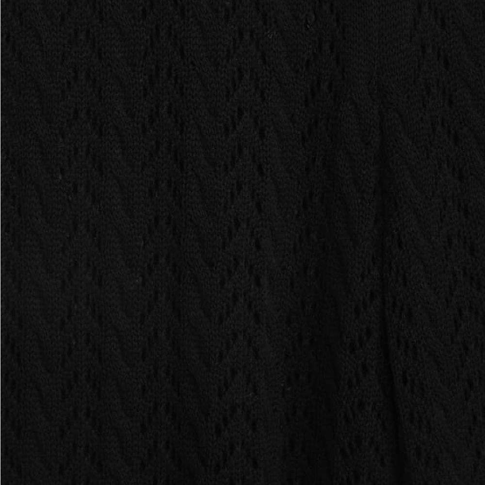 Balmy Breeze Black Crochet High-Waisted Swim Cover-Up Pants - Picture 7 of 7